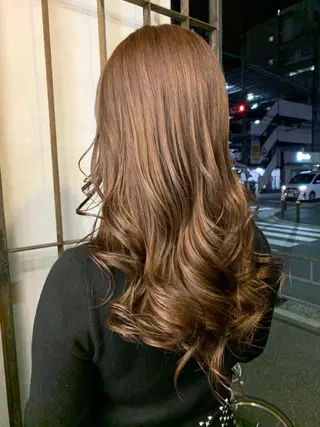 ロング 艶髪color💎髪 質改善ストレート大吉のヘアスタイル