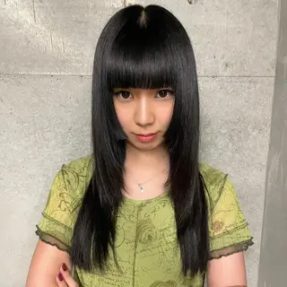 ロング カラー ヘアアレンジ Mizobe misakiのヘアスタイル