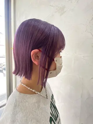 ショート カラー 佐伯 鼓乃美のヘアスタイル