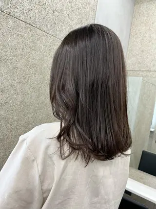 セミロング カラー ヘアアレンジ SEA　浦安所属・浦安美容師🌈 Mayaのヘアスタイル