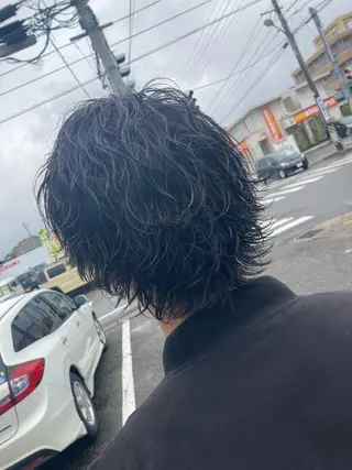ミディアム パーマ メンズ パーマが得意な【最高 悠斗】のヘアスタイル