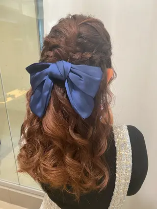 セミロング ヘアアレンジ 田中 アキオのヘアスタイル