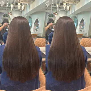 ロング MASHU韓国ヘア/ レイヤー/透明感カラのヘアスタイル