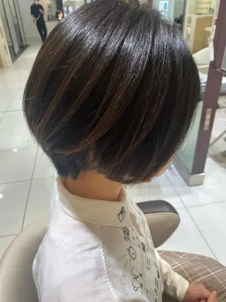 ショート 透明感カラー💜艶髪 sayakaのヘアスタイル