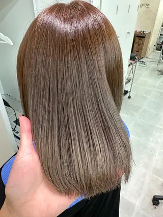 ミディアム カラー 🤍透明感カラー🤍 Moeのヘアスタイル