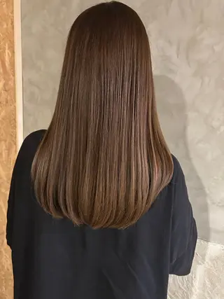 ロング カラー さの あやねのヘアスタイル