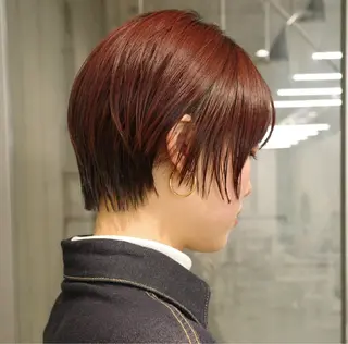 ショート 田中 里奈のヘアスタイル