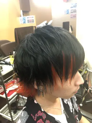 メンズ ゆぴ☾‪/推しカラー /ハイトーンのヘアスタイル