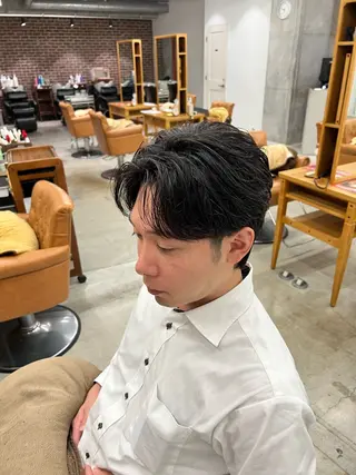 ショート 山野愛子美容室　銀座店所属・tomoメンズ特化 /パーマ/カットのヘアスタイル