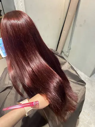 ロング ブリーチなしダブルカ ラー🩶manamiのヘアスタイル