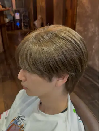 ショート カラー メンズ メンズカット/パーマ 艶カラーTAIGA︎のヘアスタイル