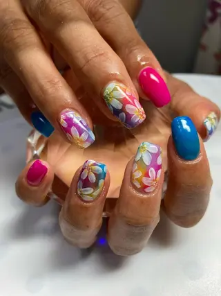 ミディアム ネイル nail yukkoのネイルデザイン