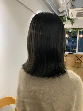 ミディアム カラー Door代官山所属・詩織/パーマ /代官山のヘアスタイル