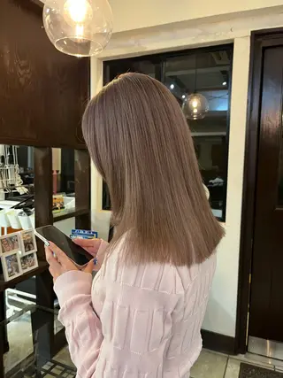 カラー mite所属・立道 樹奈のヘアスタイル