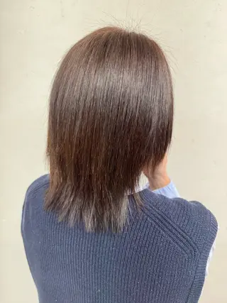 ミディアム カラー パーマ/ハイトーン /吉田眞のヘアスタイル