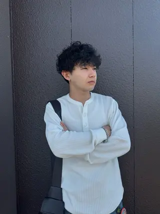 セミロング メンズ 🔅透明感カラー切田 はじめ🔆のヘアスタイル