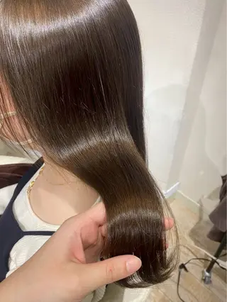 ロング カラー 山本 優音のヘアスタイル