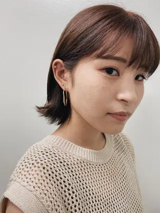 ショート Living所属・ヨシモトリョウ 髪質改善/美髪のヘアスタイル