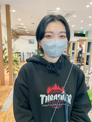 ショート カラー 韓国風スタイル 🍓MIZUKI🍓のヘアスタイル