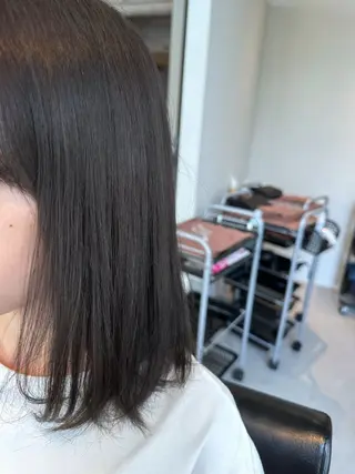 ミディアム 町田/透け感/透明感 Shibuのヘアスタイル