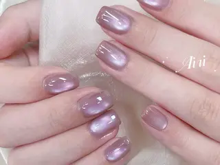 ネイル ネイルサロンAiri 長さ出し·シンプルのネイルデザイン