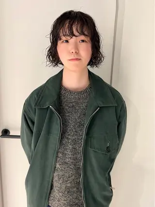 ショート パーマ 丹治 一輝ボブ/ショートのヘアスタイル