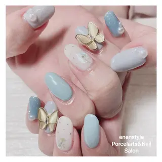 ミディアム ネイル 👑enen style👑のネイルデザイン