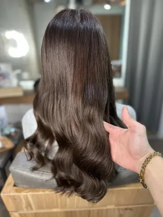 セミロング カラー パーマ ヘアアレンジ メンズ 深夜美容師🌞yuu リピート率No. 1のヘアスタイル