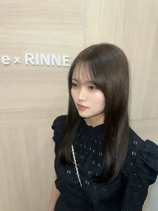 セミロング カラー little×RINNE栄【リトルリンネ】所属・のえる/透明感カラー /リトルリンネ/栄のヘアスタイル