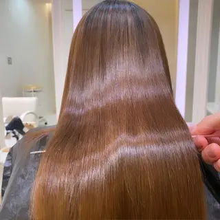 セミロング 髪質改善/shuki 韓国/代表取締役のヘアスタイル