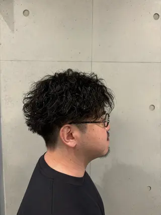 ショート パーマ メンズ メンズサロン/戸塚駅 東口3分/冨田大輝のヘアスタイル