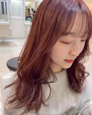 セミロング カラー ヘアアレンジ マツエク・マツパ アイブロウ Noah's　Ark所属・透明感カラー🫧ヘア セット🫧松本菜月の眉毛・アイブロウイメージ