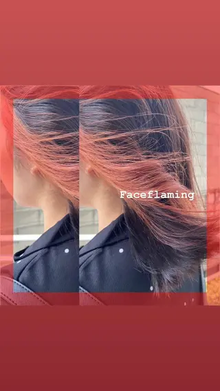 セミロング カラー ヘアアレンジ 🌻Insta指名 NO.1🌻Shoのヘアスタイル