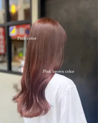 セミロング カラー soft beige naoki.のヘアスタイル