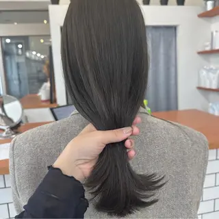 ミディアム カラー お洒落パーマ/ 艶カラー/michiのヘアスタイル