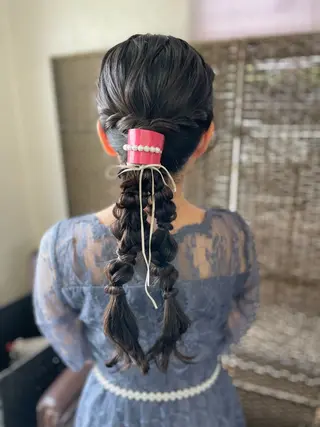 ロング ヘアアレンジ 沢田 瞳のヘアスタイル