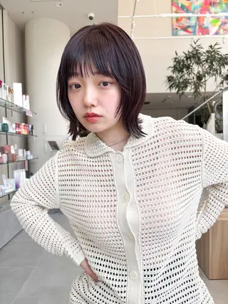 ショート MINX青山店所属・結莉/ボブ/ 縮毛矯正のヘアスタイル