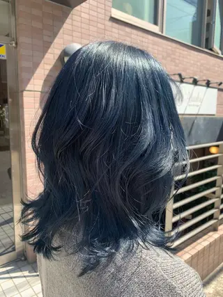 ミディアム カラー ヘアアレンジ 🦋韓国ヘア 坂本 菜摘🦋のヘアスタイル