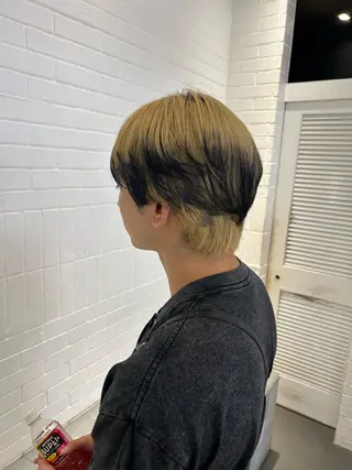 カラー ヘアアレンジ メンズ 🎀ブリーチ×艶髪 🎀  ♡さや♡のヘアスタイル