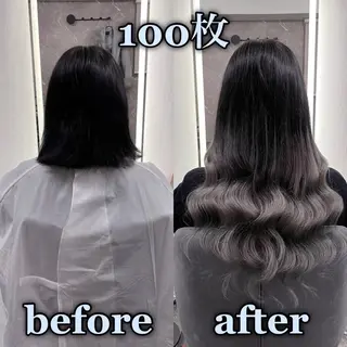 ロング Yu シールエクステのヘアスタイル