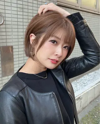 ショート ボブ・韓国レイヤー・ くびれボブ・内藤康太のヘアスタイル