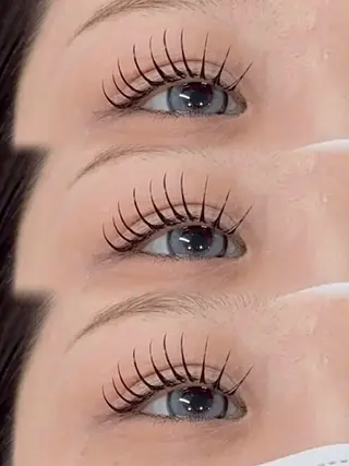 マツエク・マツパ 🤍束感マツエク /難波/moe/🤍のマツエク・マツパデザイン