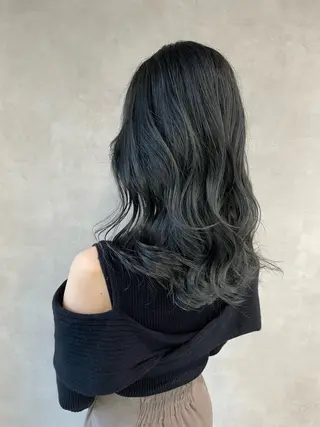 ロング カラー ボブ/レイヤー/ ダブルカラー/みのりのヘアスタイル