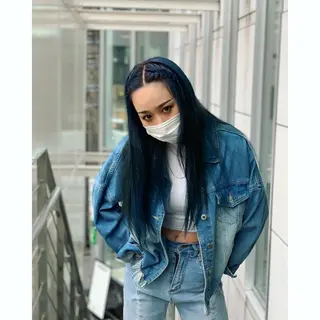 ロング カラー パーマ ヘアアレンジ メンズ キッズ BRAIDS💎愛子 大人ハイライト💎のヘアスタイル