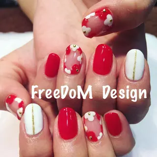 ネイル ＦreeDoＭ   Design所属・W KUMIのネイルデザイン