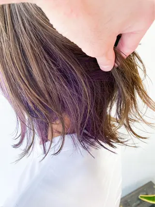 ショート カラー 東野 拓海のヘアスタイル