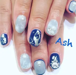 ネイル 🩵NORIKO 上品ネイルが得意🩵のネイルデザイン