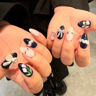 セミロング m kaori𓃟のネイルデザイン