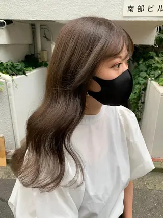 ロング カラー ヘアアレンジ SALOWIN原宿ash店所属・憧れの艶ハイトーンへ 🌙サイダサキのヘアスタイル