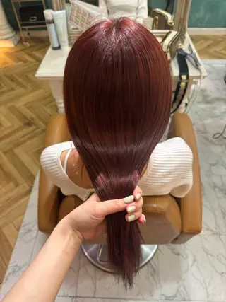 カラー ボブ/透明感カラー /しなる🌷のヘアスタイル